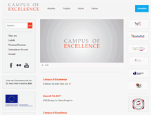 Tablet Screenshot of campus-of-excellence.com